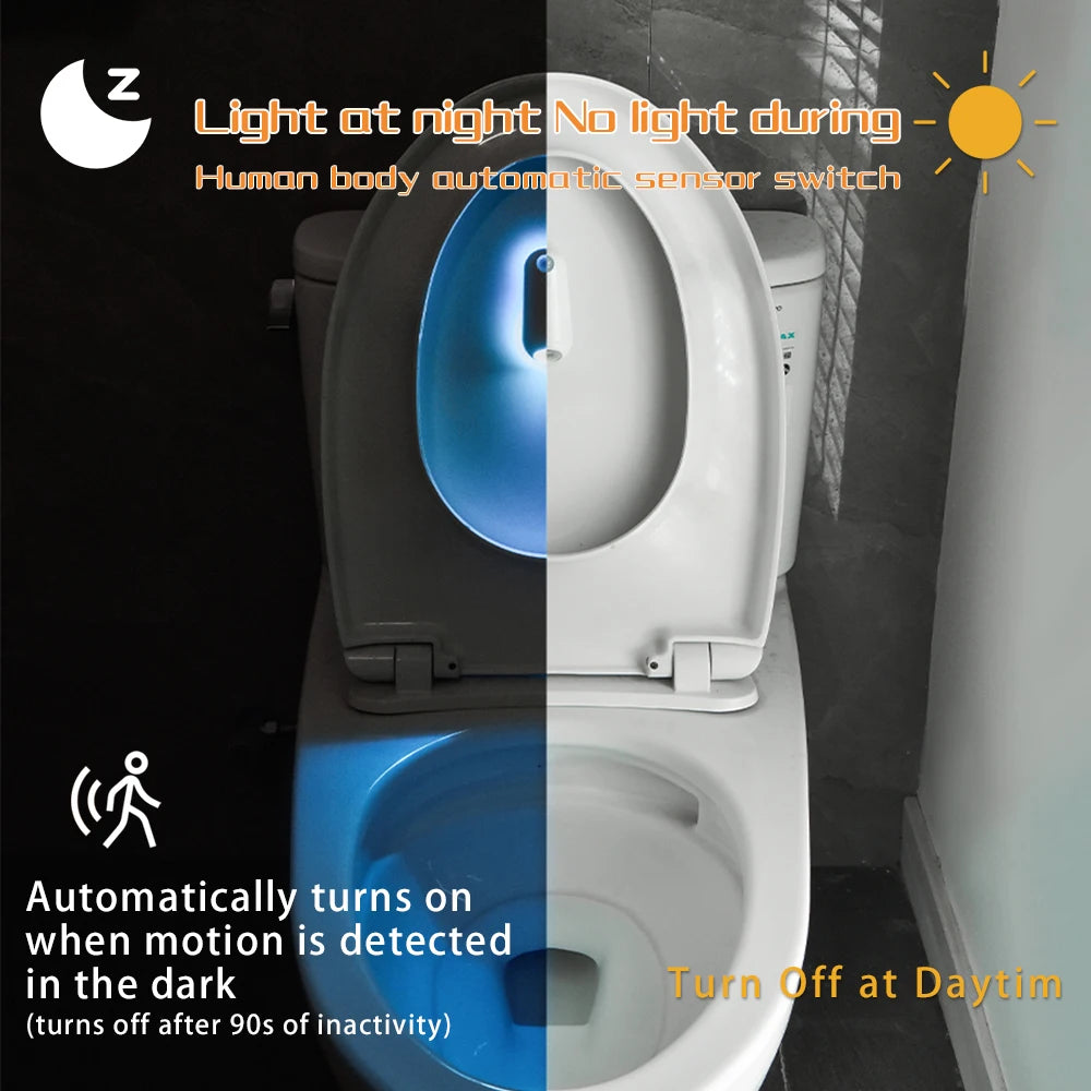 Toilet Seat Lights Camping Home Decor